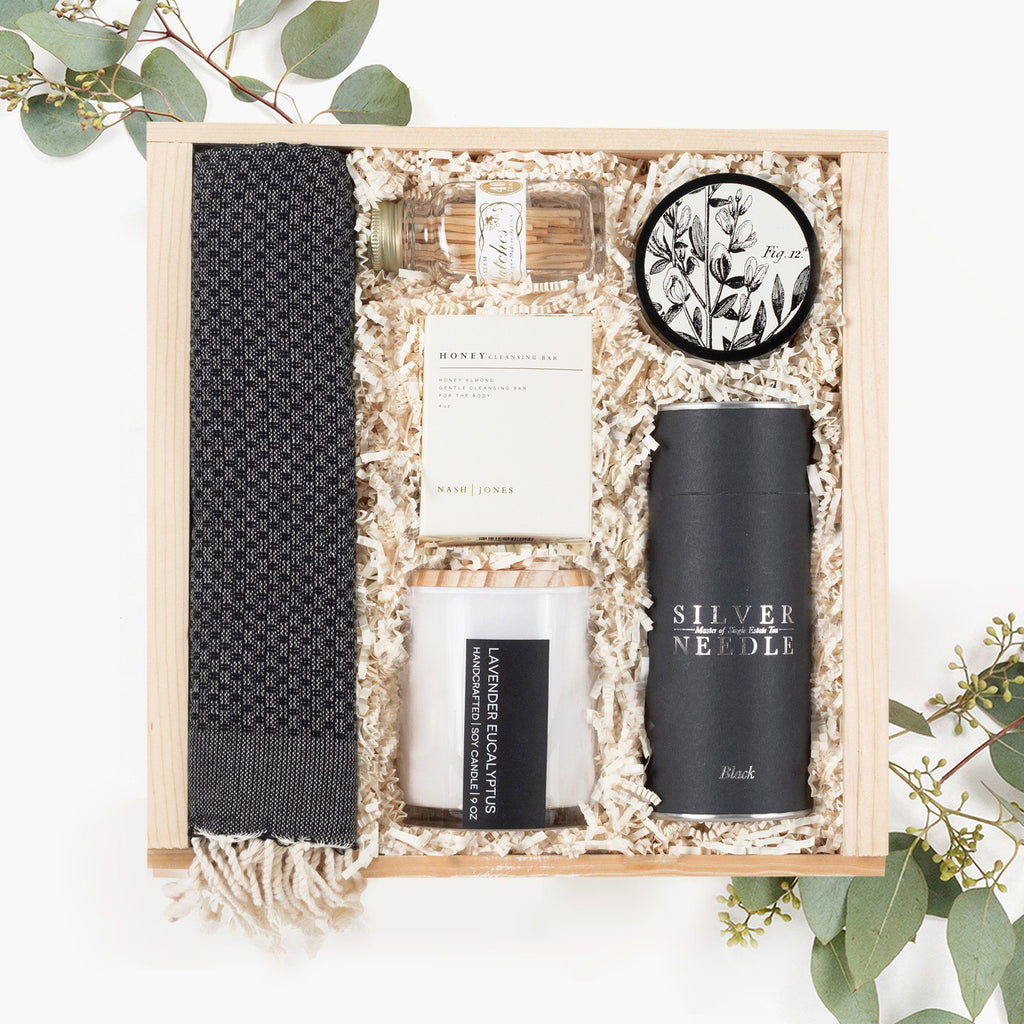 Black & White Spa Unwind Gift Box