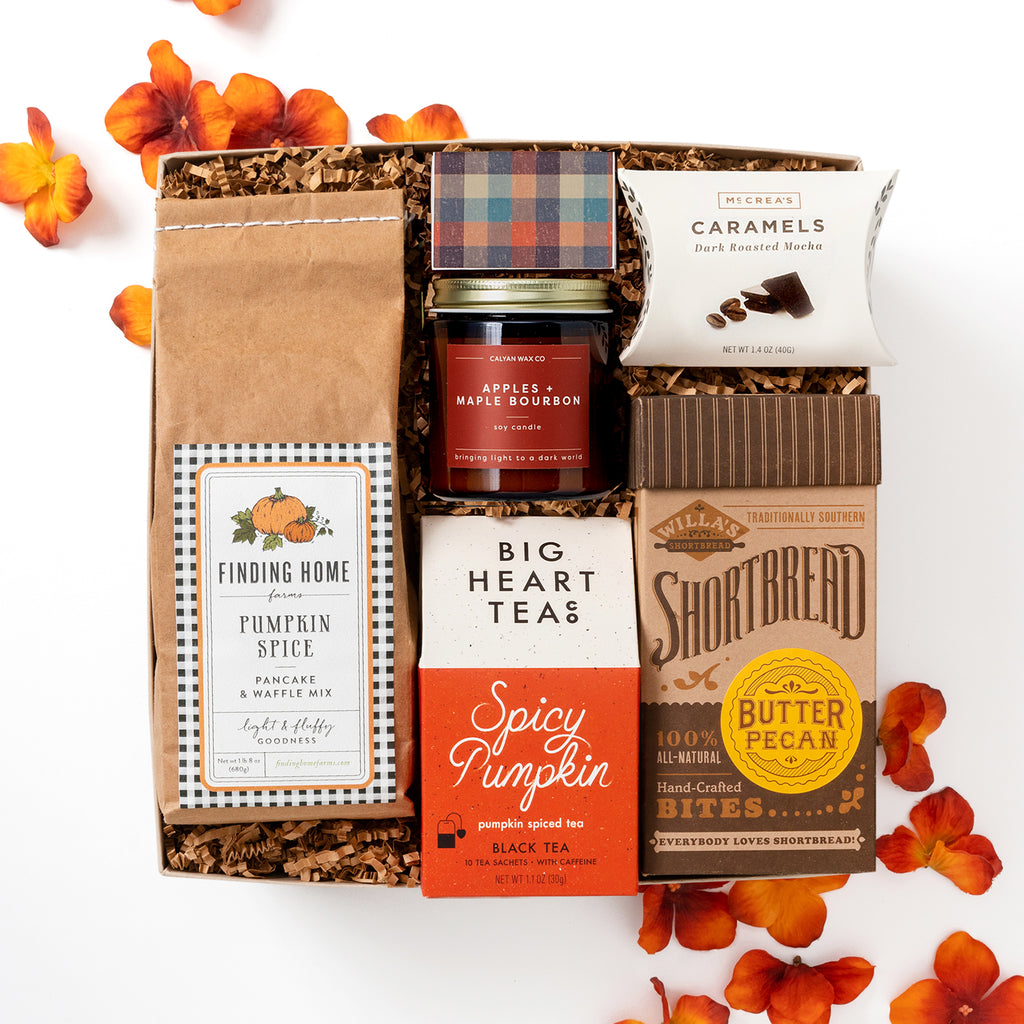 Pumpkin Spice Fall Cozy Gift Box