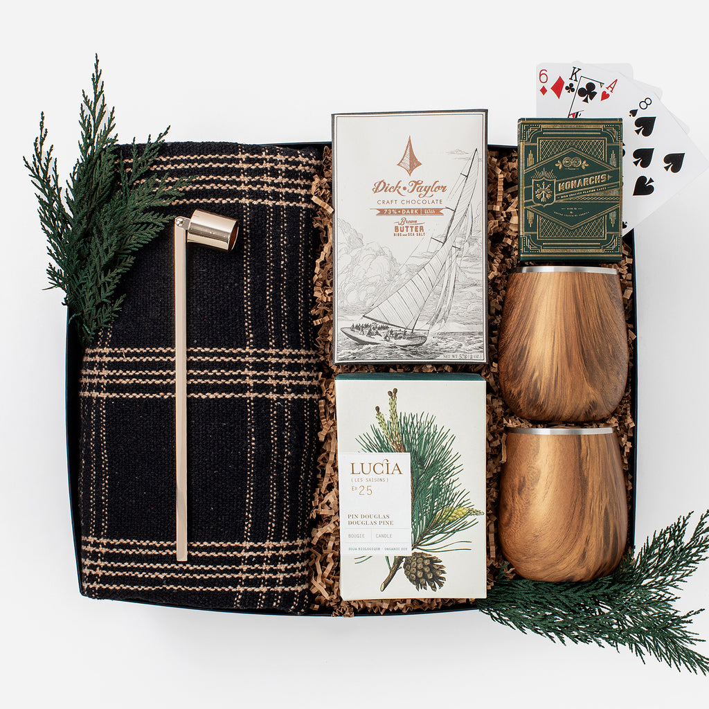 Cozy Fireside Holiday Gift Box