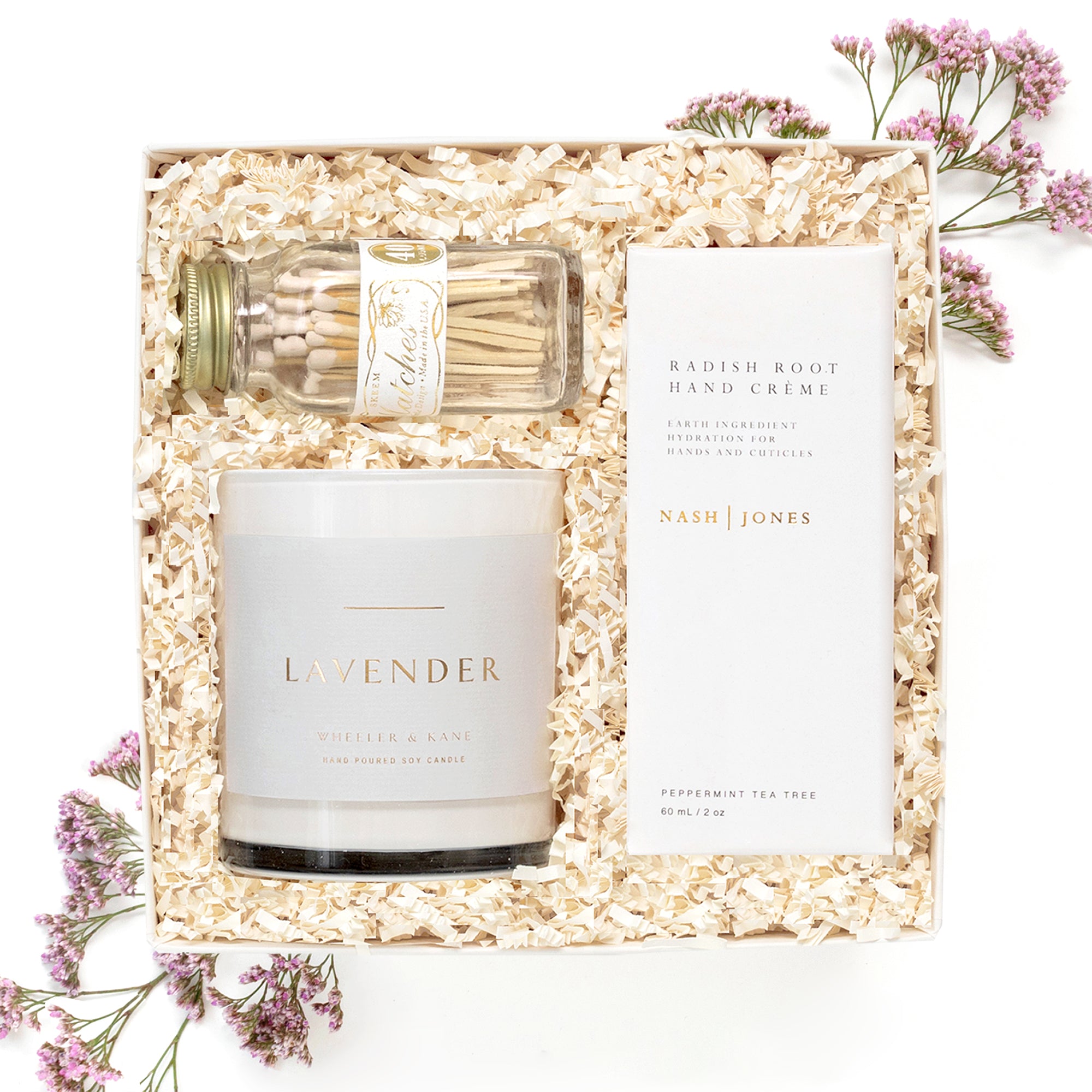 Tea Lover's Wooden Gift Box - Earl Grey & Lavender Scent Box - Lavende –  Deconstructed Candles